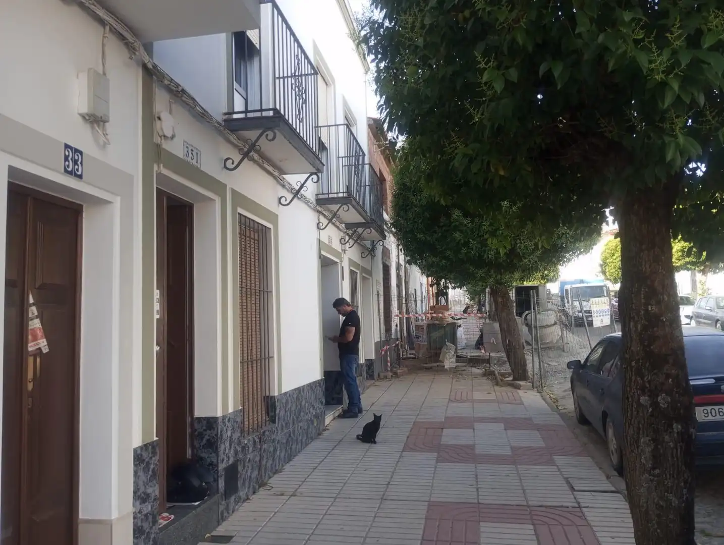 Vista exterior de Piso en venta en Monesterio