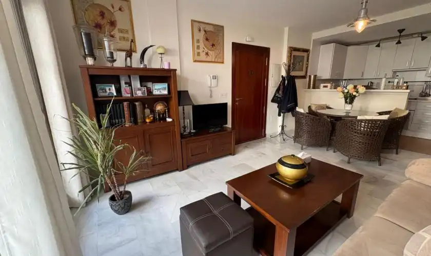 Living room of Flat for sale in Carboneras  with Air Conditioner, Terrace and Storage room