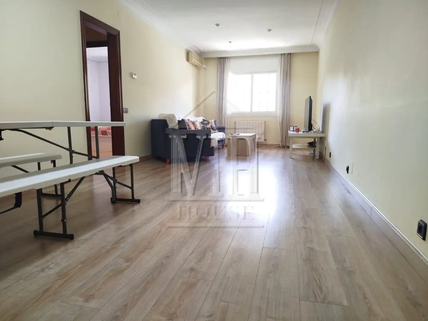 Sala de estar de Piso en venta en Badalona con Aire acondicionado y Amueblado