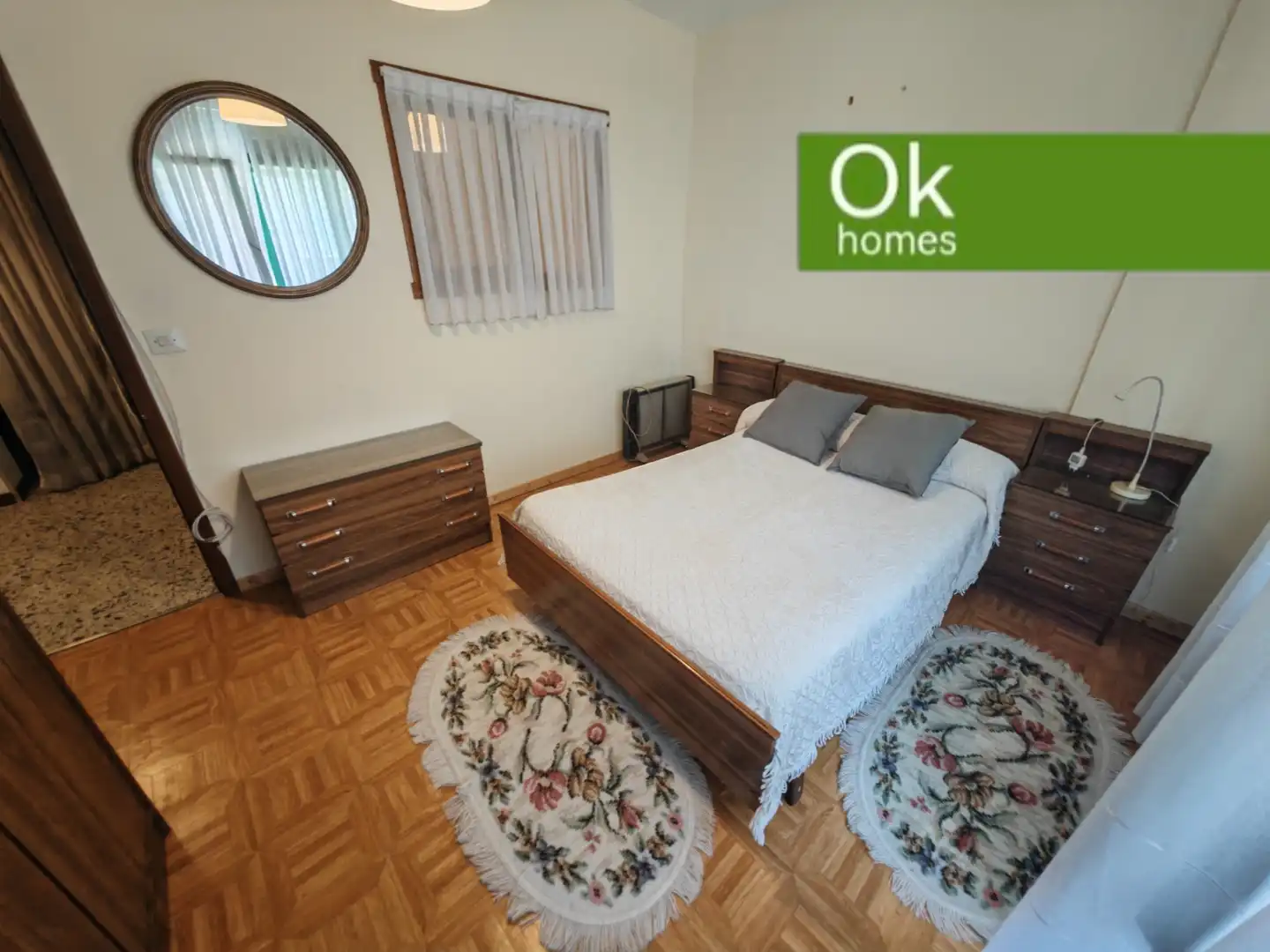 Schlafzimmer von Einfamilien-Reihenhaus zum Verkauf in Melide mit Klimaanlage, Heizung und Abstellraum