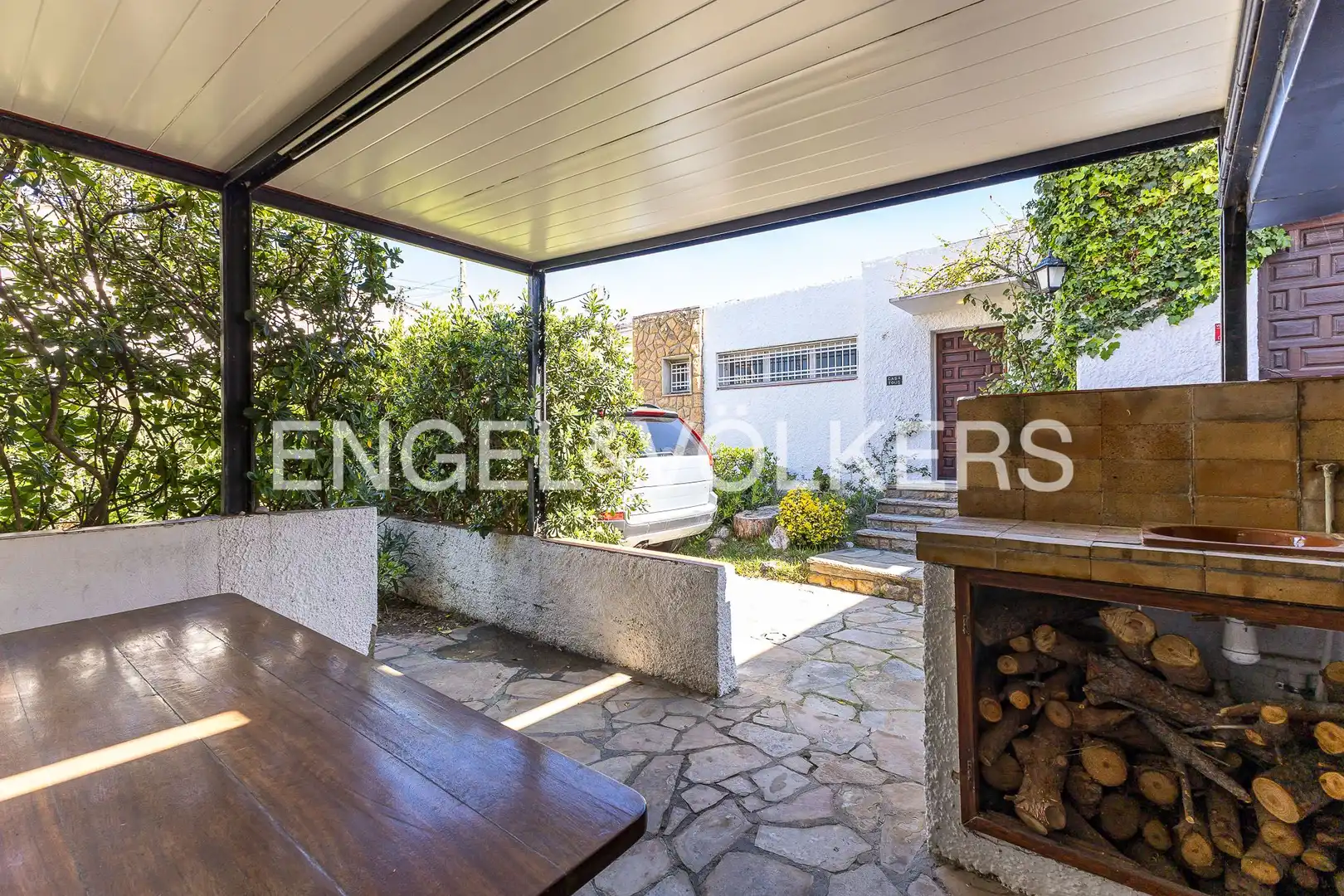 Terrasse von Wohnung zur Miete in Cubelles mit Klimaanlage, Heizung und Privatgarten