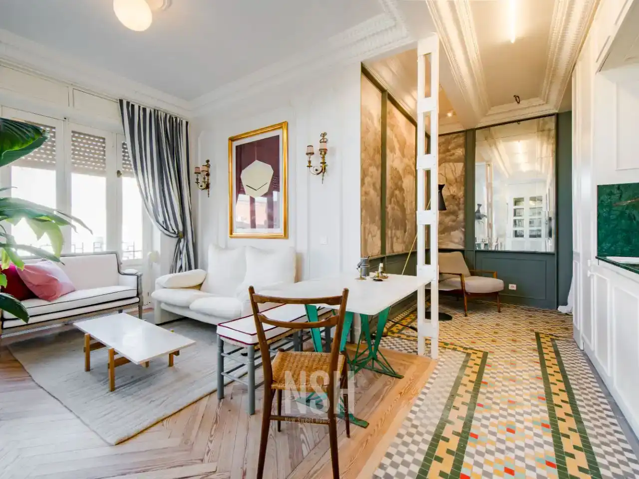 Bedroom of Flat for sale in  Madrid Capital  with Air Conditioner and Terrace