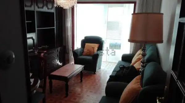 Sala de estar de Piso de alquiler en Santiago de Compostela  con Calefacción, Amueblado y Horno