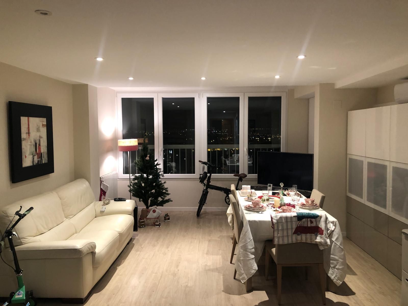 Sala d'estar de Dúplex de lloguer en  Valencia Capital amb Aire condicionat, Calefacció i Parquet