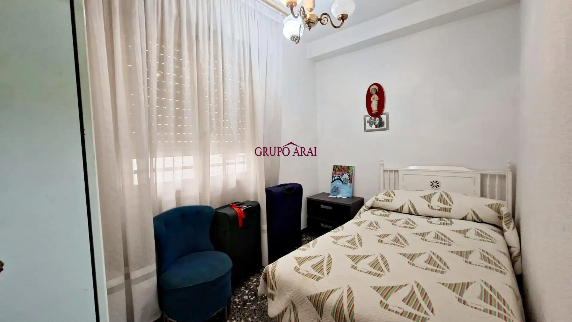 Bedroom of Flat for sale in Aspe  with Balcony