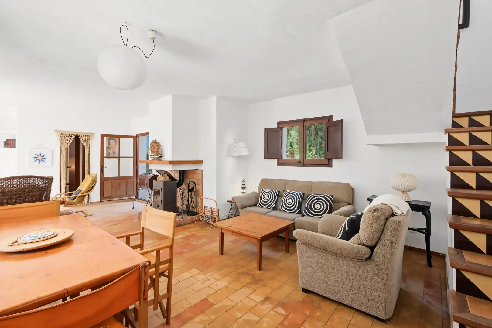 Sala de estar de Casa o chalet en venta en L'Escala con Jardín privado, Terraza y Trastero