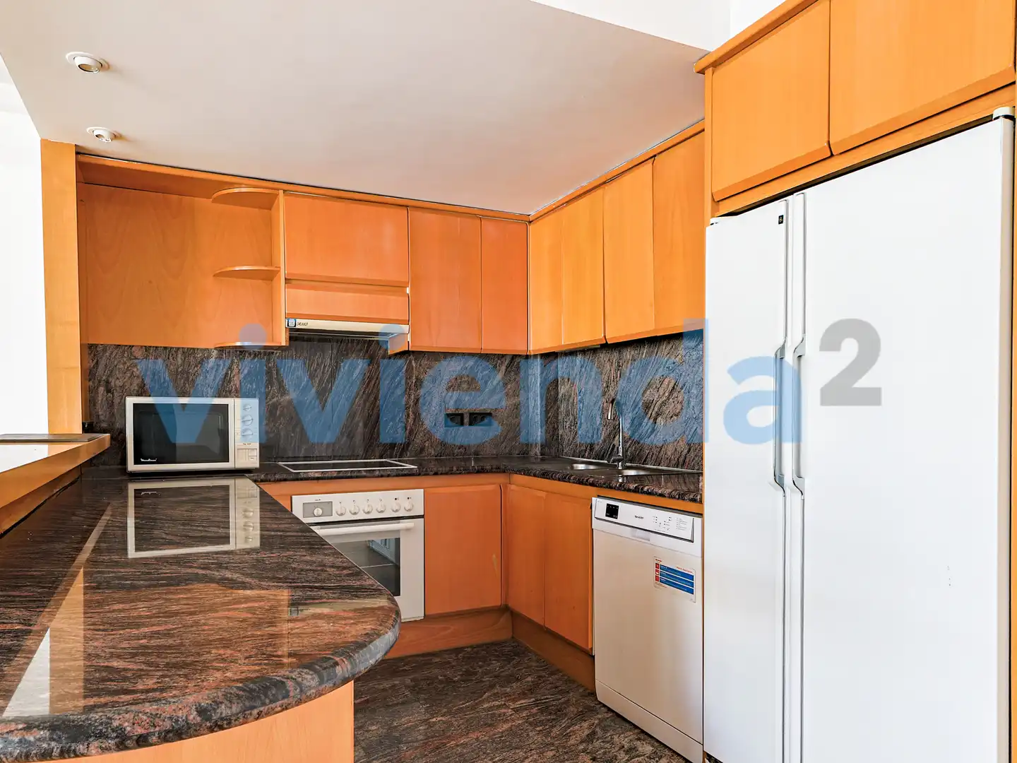 Küche von Wohnung zur Miete in Madrid mit Heizung und Balkon