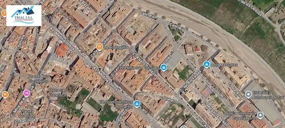 Vista exterior de Pis en venda en Guadix