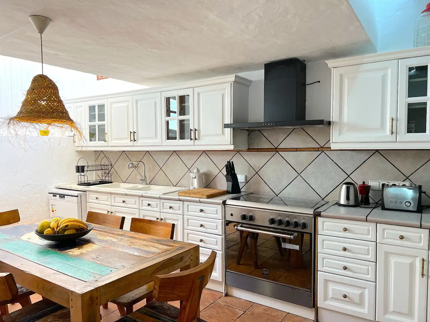 Kitchen of Houses for sale in Sant Antoni de Portmany  with Air Conditioner, Heating and Private garden