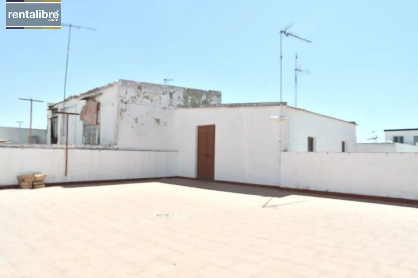 Vista exterior de Casa o chalet en venta en Trebujena con Terraza