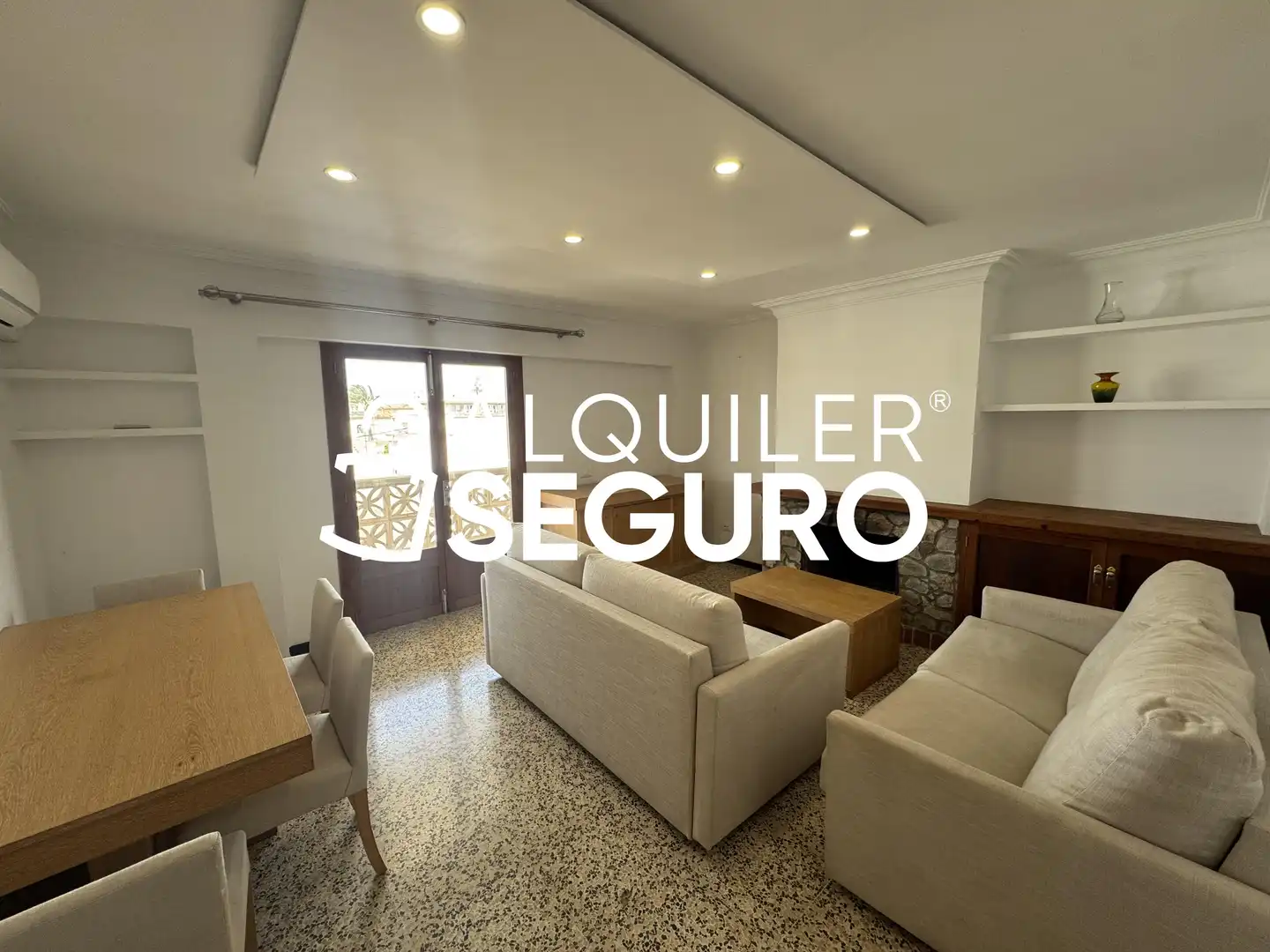 Living room of Flat for rent in Llucmajor  with Furnished
