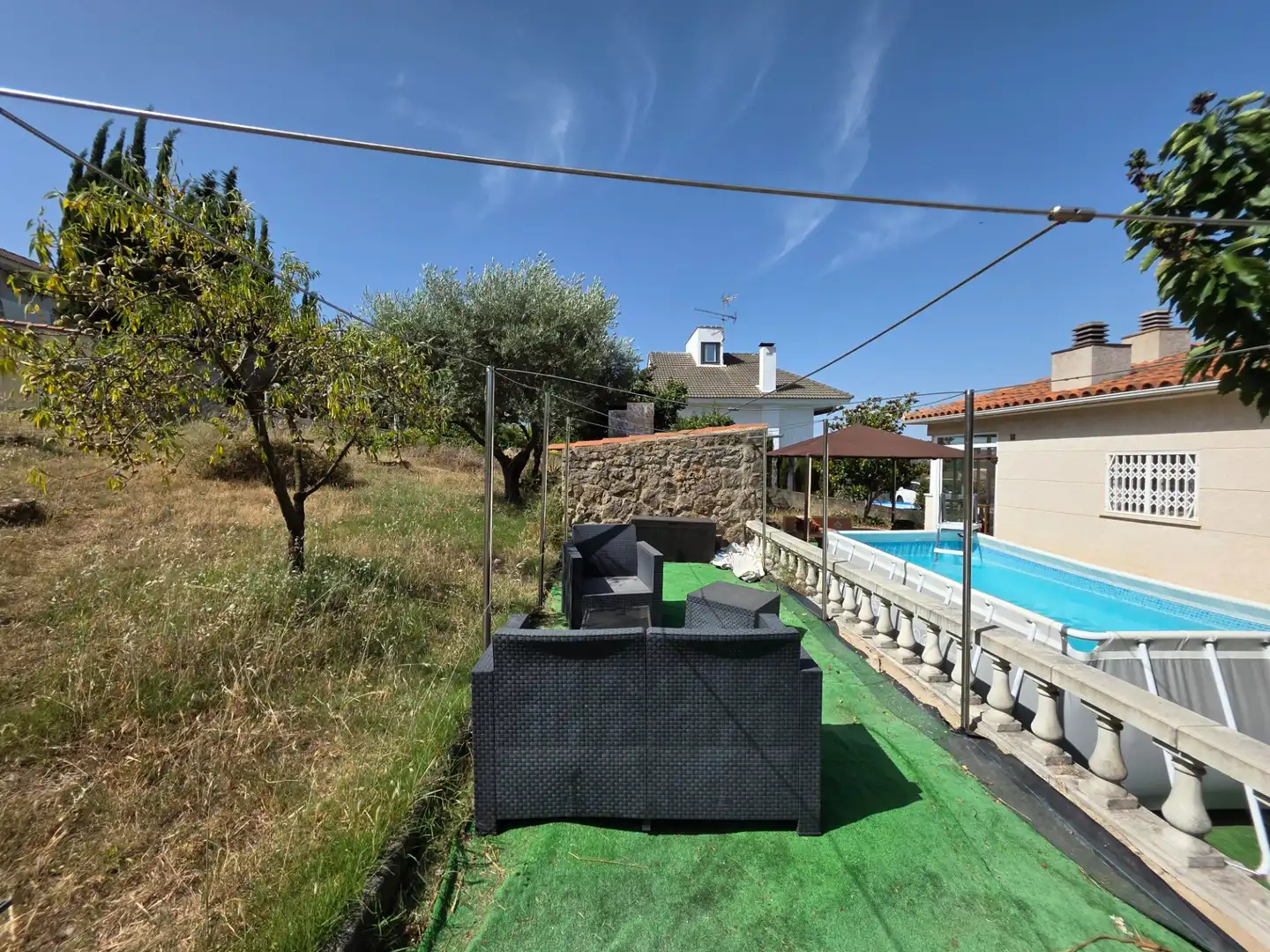 Terraza de Casa o chalet en venta en Vallirana con Aire acondicionado, Calefacción y Jardín privado