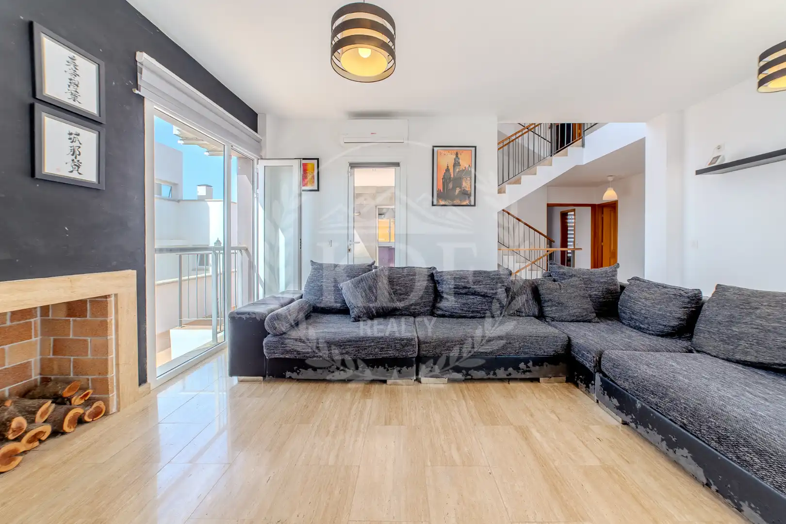 Sala de estar de Casa o chalet en venta en Arona con Aire acondicionado, Jardín privado y Parquet