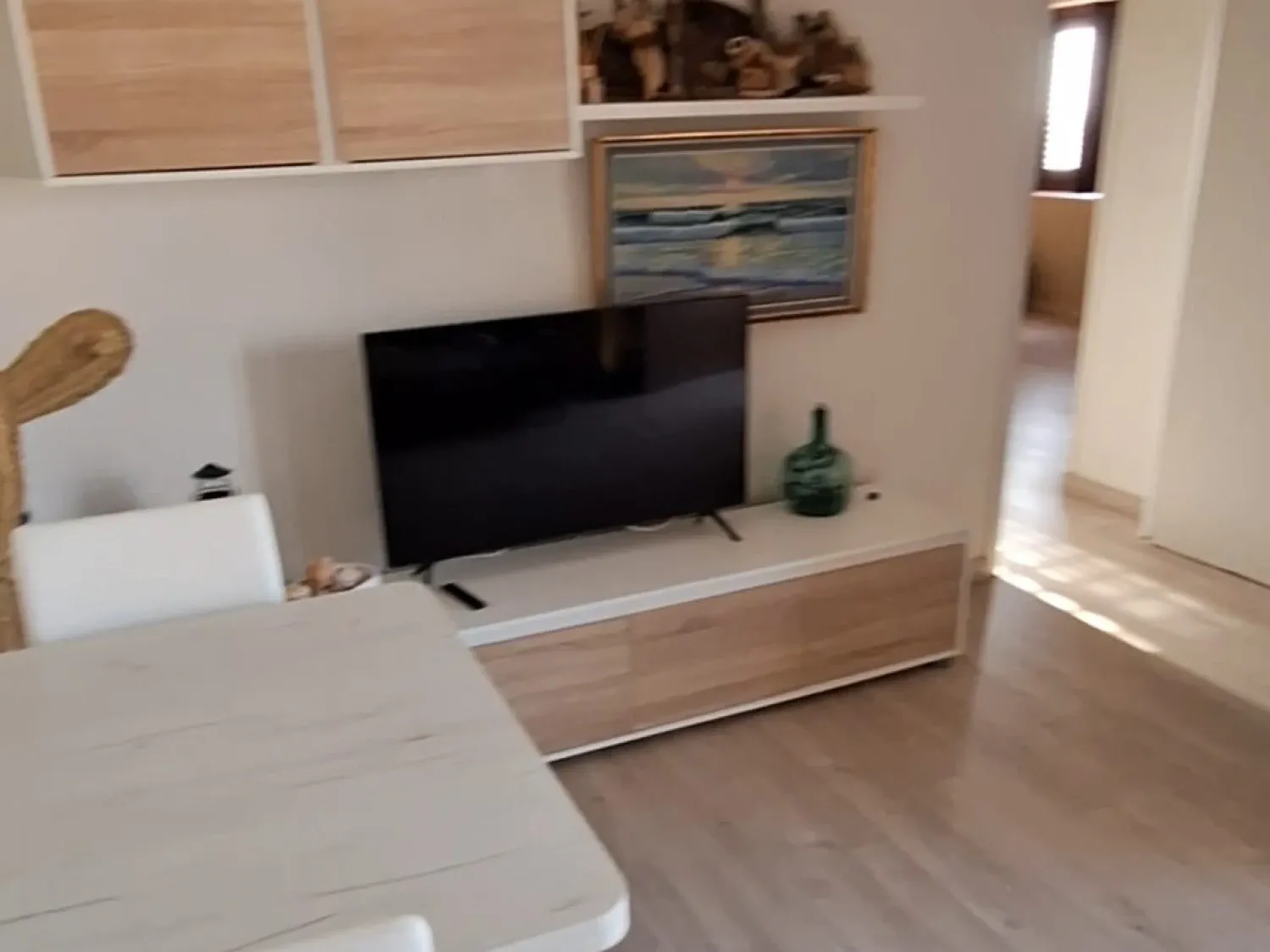 Sala d'estar de Apartament de lloguer en Mazarrón amb Jardí privat, Terrassa i Moblat