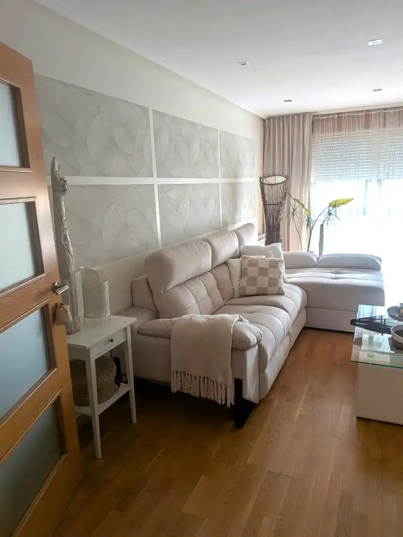 Sala de estar de Piso en venta en Narón con Amueblado