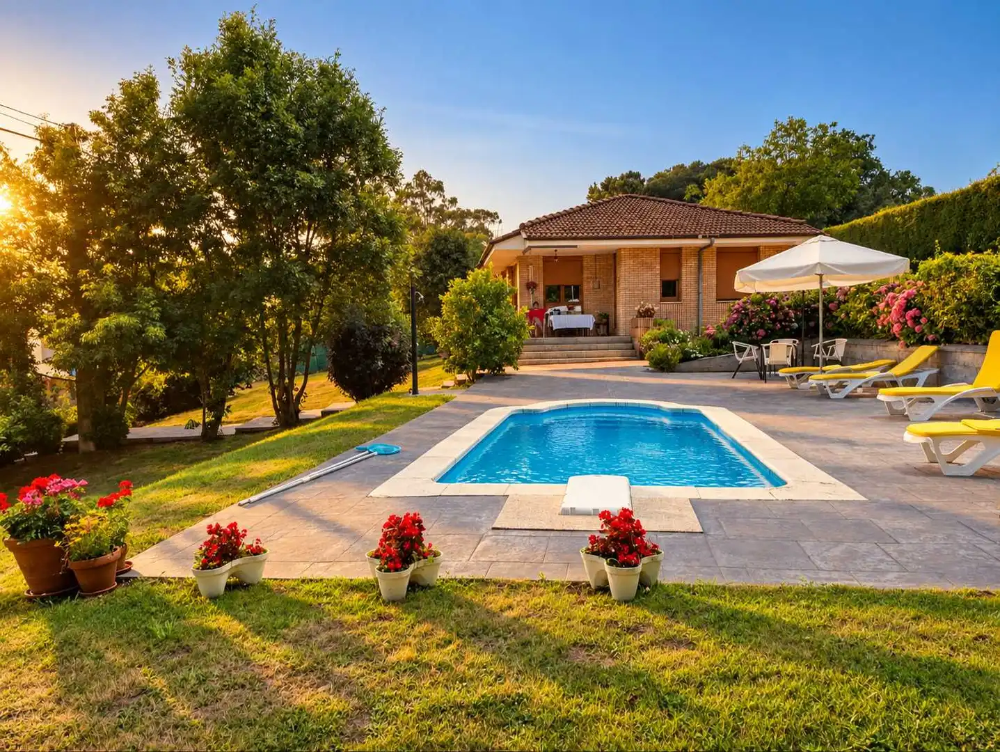 Piscina de Casa o xalet de lloguer en Villaescusa (Cantabria), Cantabria