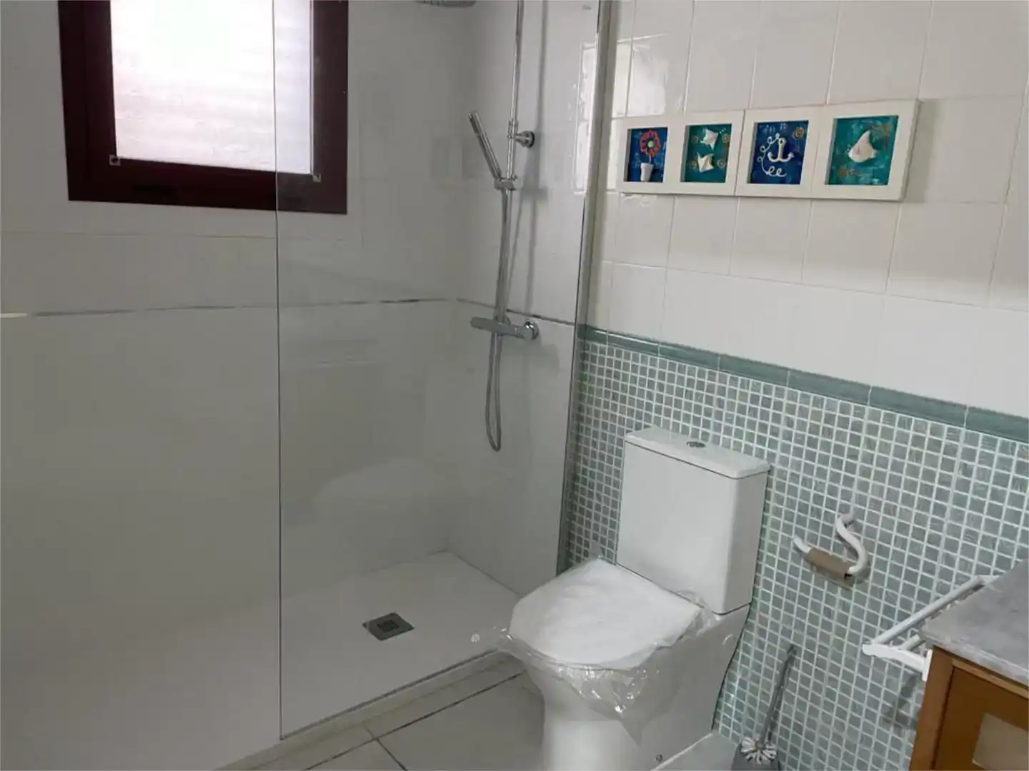 Bathroom of Flat for sale in Vera  with Air Conditioner, Private garden and Swimming Pool