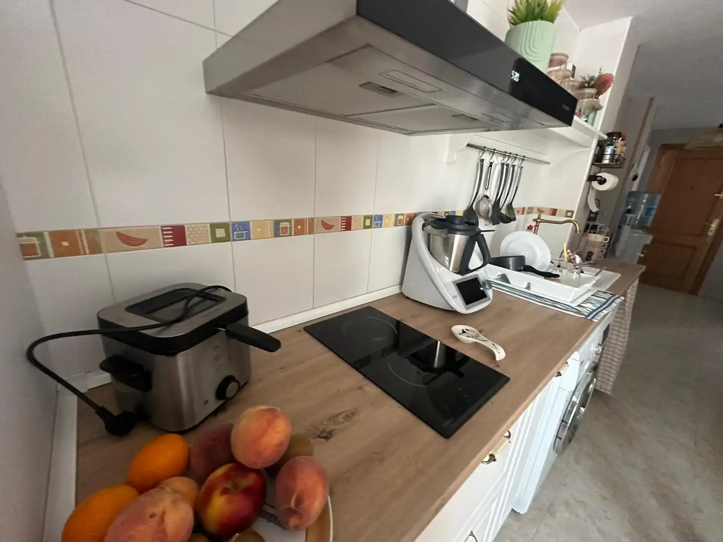 Kitchen of Flat for rent in Benicarló  with Air Conditioner, Furnished and Balcony
