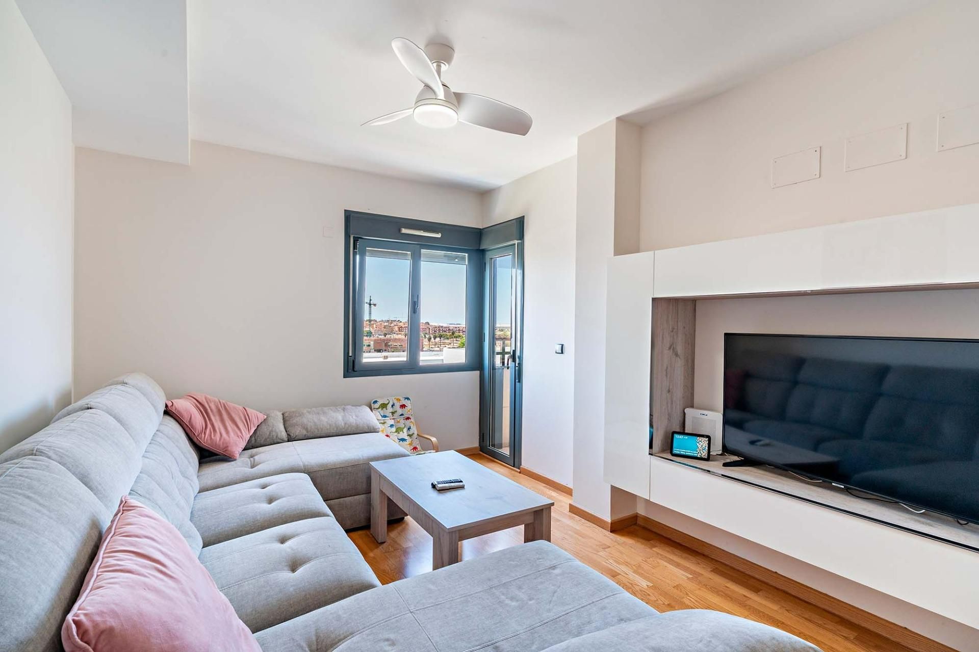 Sala de estar de Piso en venta en El Ejido con Aire acondicionado, Calefacción y Balcón