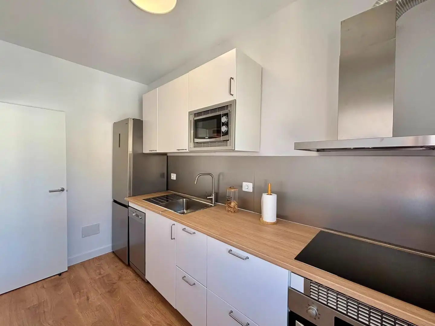Cocina de Piso de alquiler en Santa Cruz de Tenerife con Parquet, Terraza y Amueblado