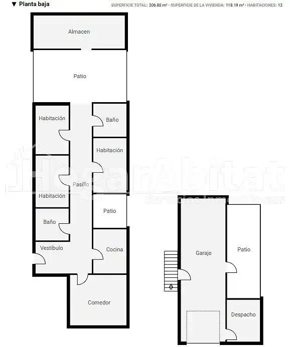 Haus oder Chalet zum Verkauf in Castellón de la Plana / Castelló de la Plana mit Terrasse