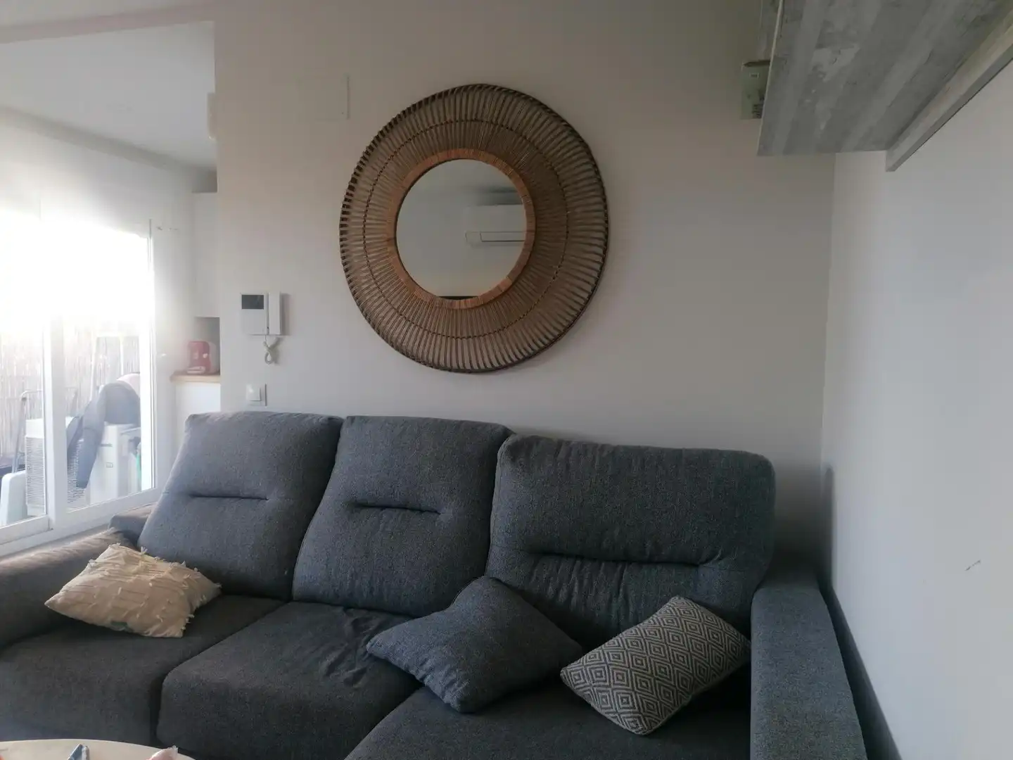 Wohnzimmer von Wohnung zur Miete in El Puerto de Santa María mit Klimaanlage, Heizung und Privatgarten