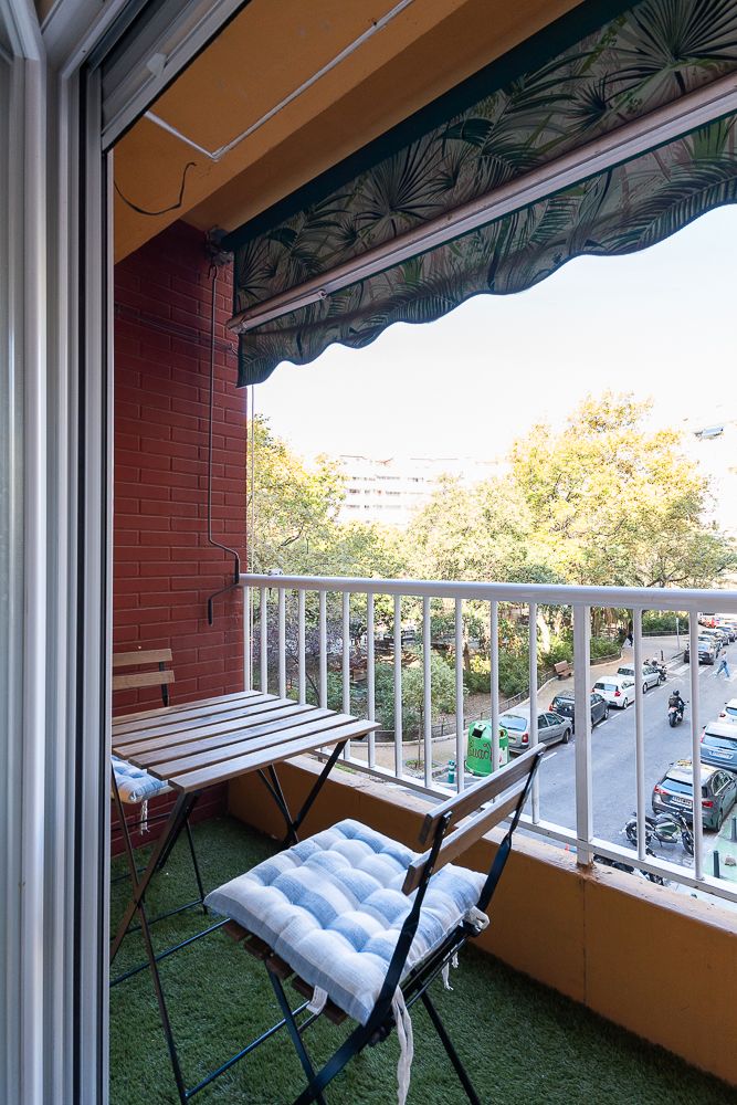 Terraza de Apartamento en venta en  Valencia Capital con Calefacción, Amueblado y Balcón