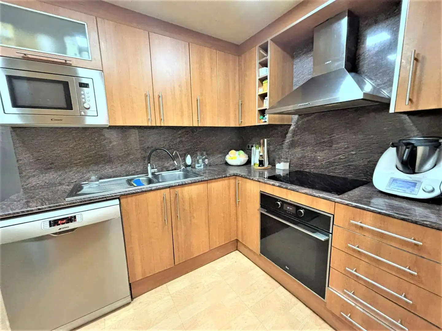 Kitchen of Flat for sale in Terrassa  with Heating and Parquet flooring