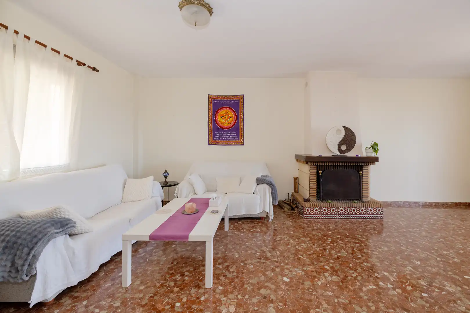 Sala de estar de Finca rústica en venta en Colmenar con Aire acondicionado, Calefacción y Jardín privado