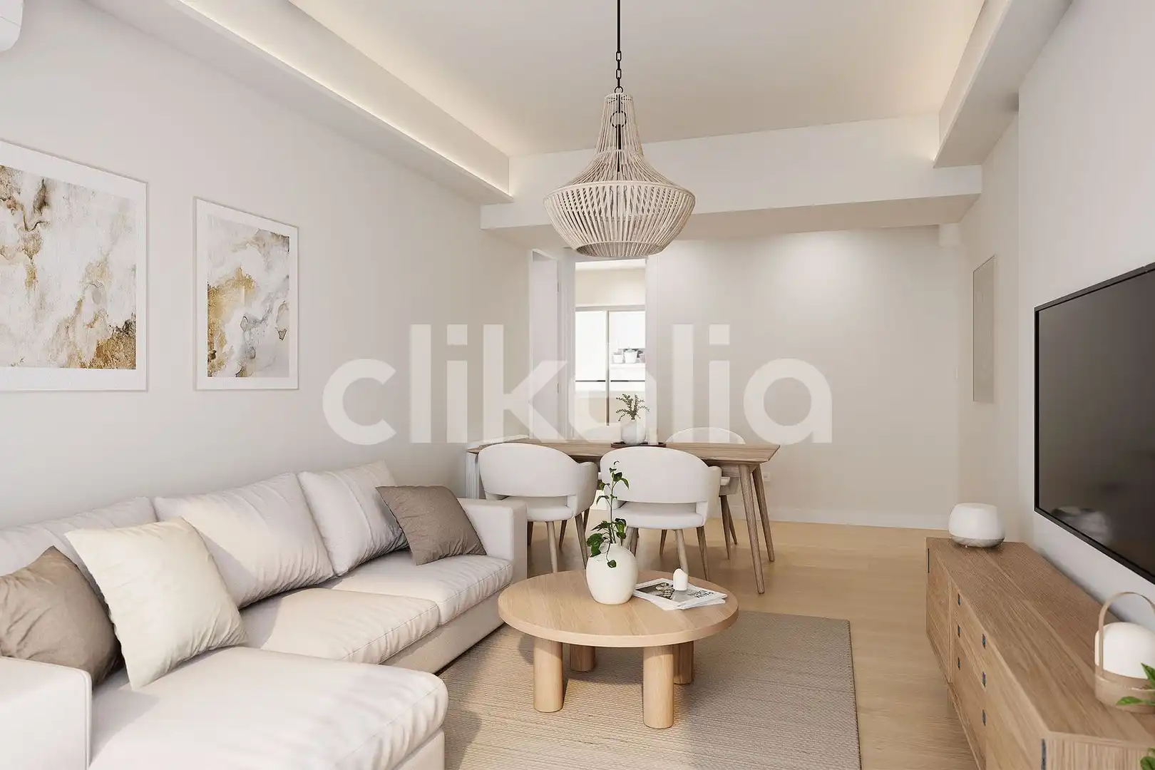 Living room of Flat for sale in Madrid  with Air Conditioner, Heating and Terrace