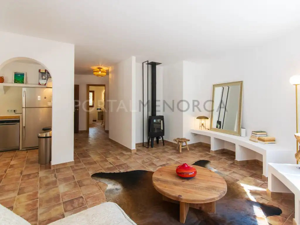 Sala de estar de Finca rústica en venta en Ferreries con Piscina