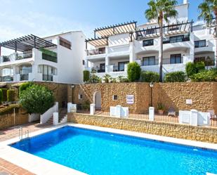 Exterior view of Single-family semi-detached for sale in Marbella  with Terrace and Swimming Pool