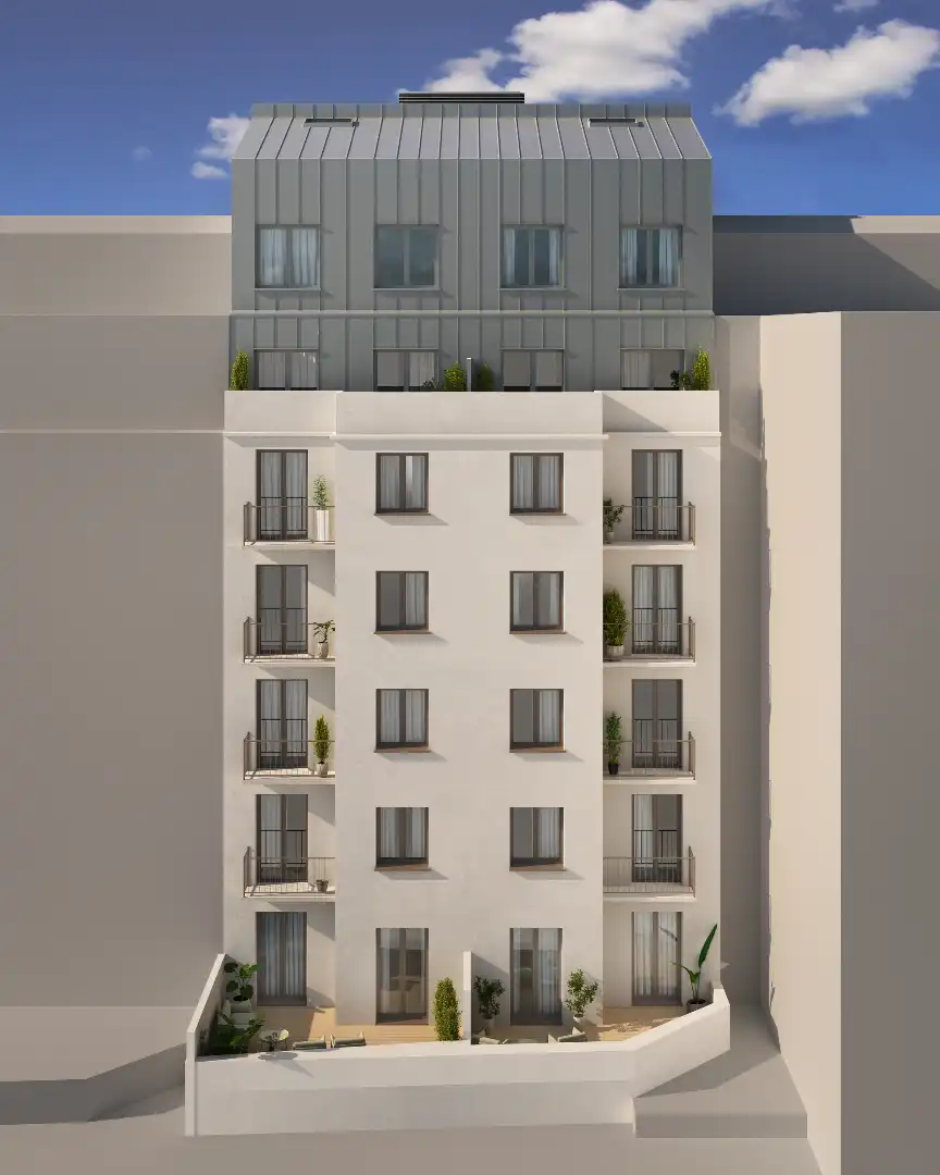 Außenansicht von Wohnung zum Verkauf in Donostia - San Sebastián  mit Heizung, Terrasse und Ofen