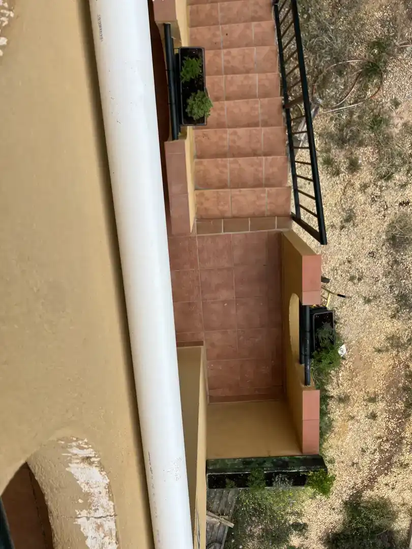 Terrasse von Wohnung zur Miete in Málaga mit Klimaanlage, Privatgarten und Möbliert