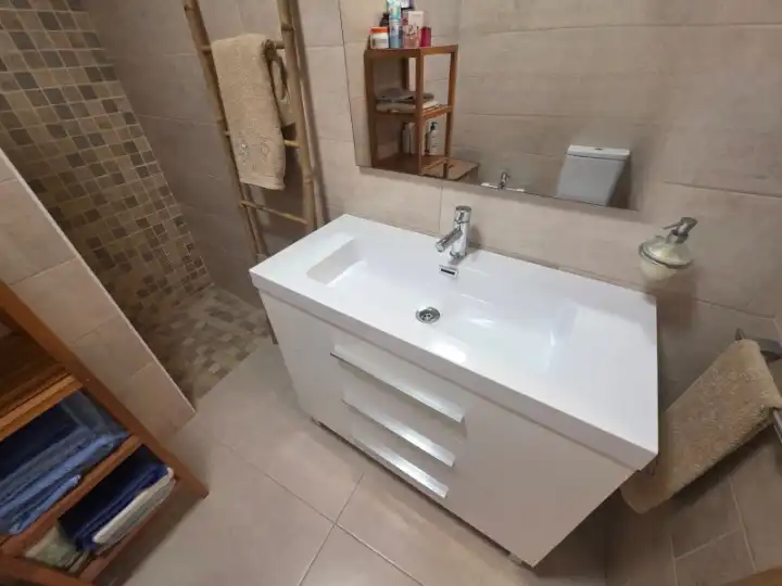 Bathroom of Houses for sale in Les Franqueses del Vallès  with Air Conditioner, Heating and Terrace
