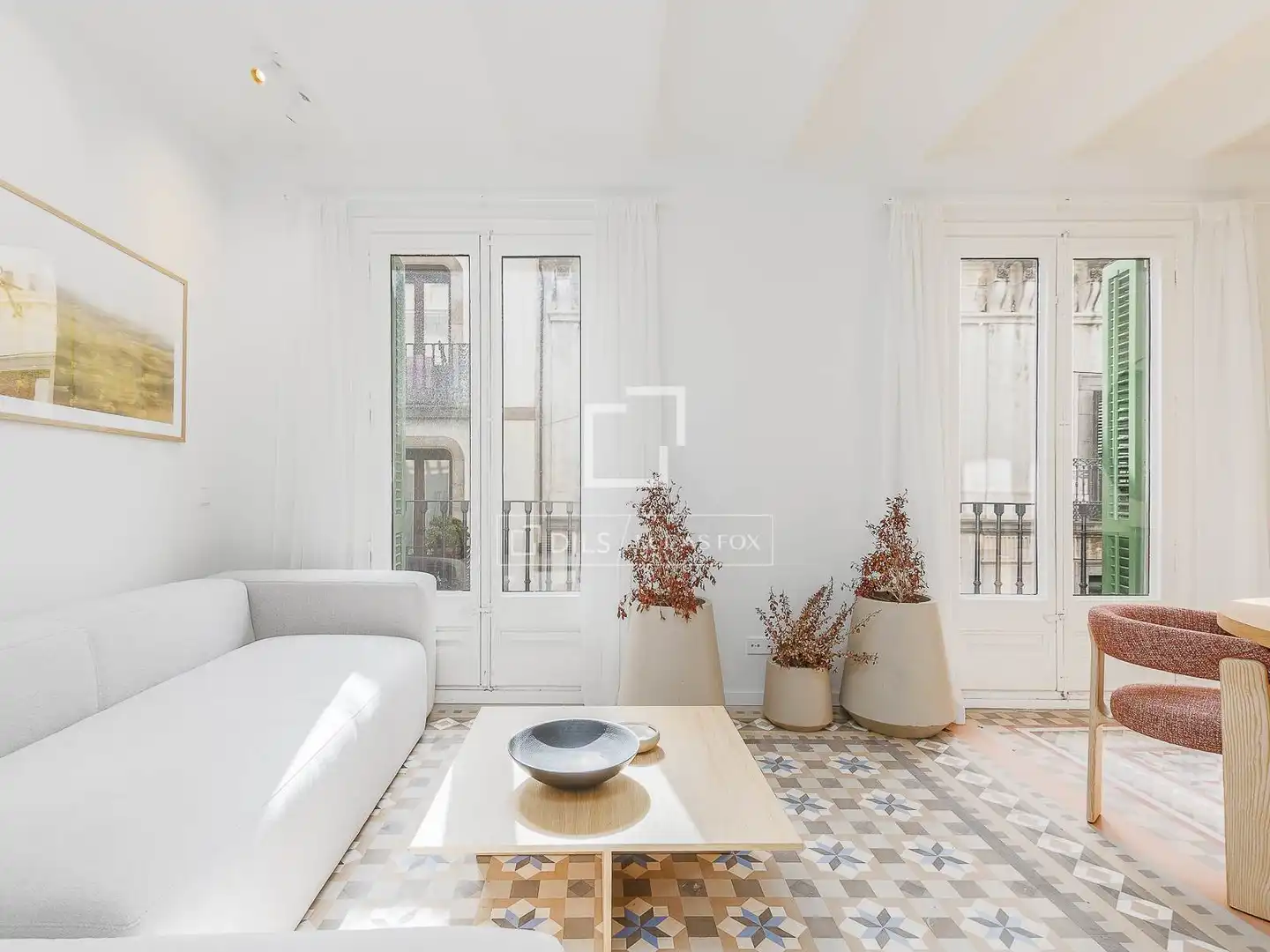 Sala d'estar de Pis en venda en Barcelona amb Aire condicionat, Calefacció i Balcó