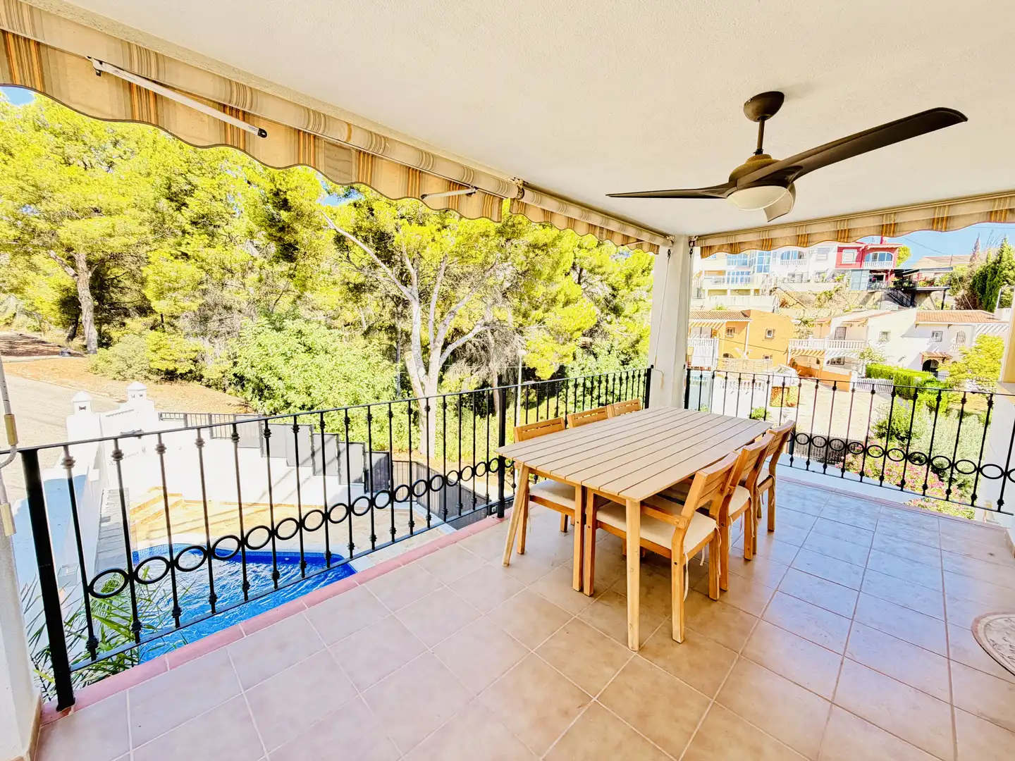 Terrassa de Casa o xalet en venda en La Nucia amb Aire condicionat, Calefacció i Terrassa