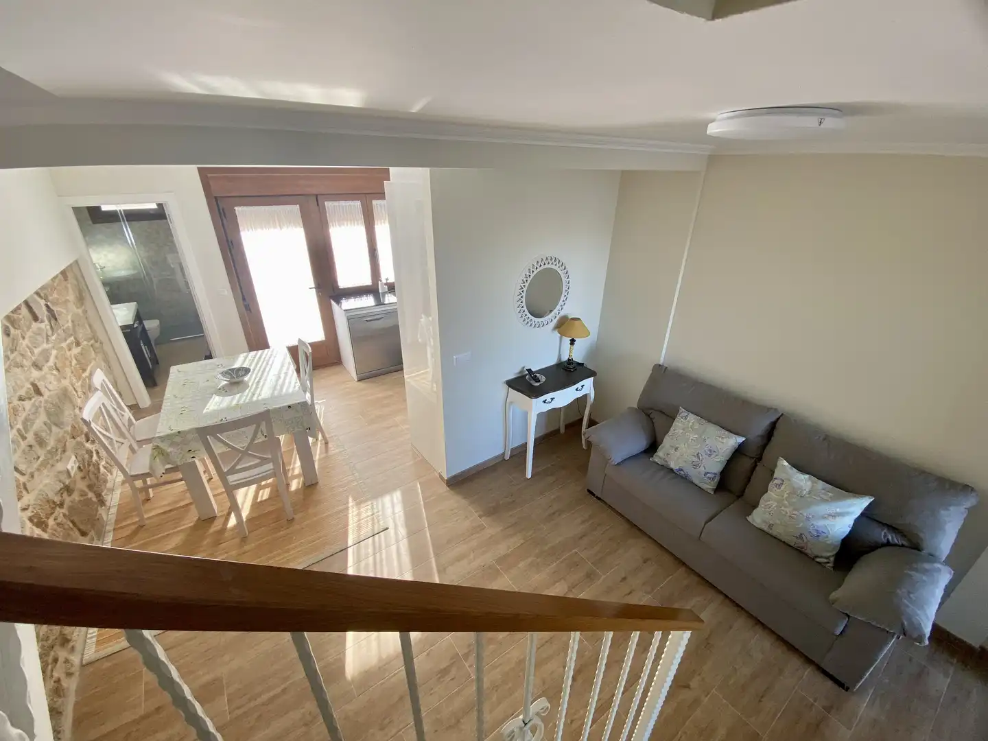 Sala de estar de Casa o chalet de alquiler en O Grove   con Amueblado, Horno y Lavadora