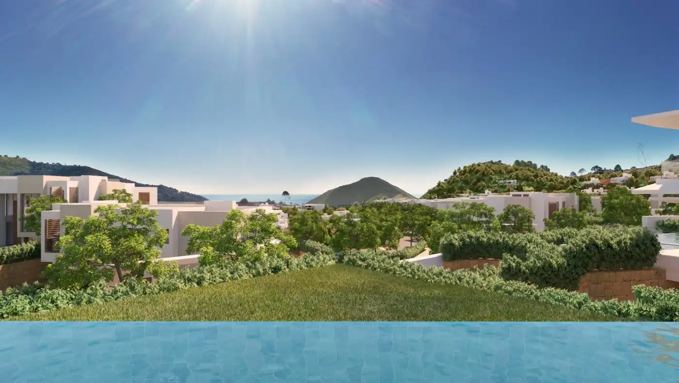 Terrassa de Casa o xalet en venda en Ojén amb Aire condicionat, Calefacció i Jardí privat