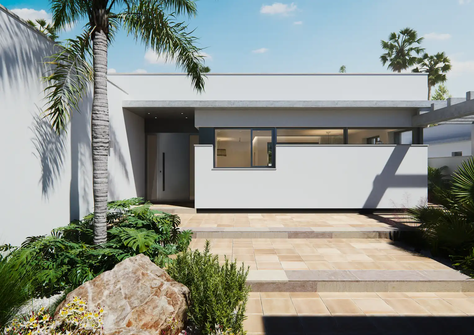 Vista exterior de Casa o xalet en venda en San Javier amb Aire condicionat, Calefacció i Jardí privat