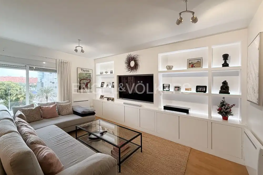 Sala de estar de Piso de alquiler en Valencia con Aire acondicionado, Calefacción y Parquet