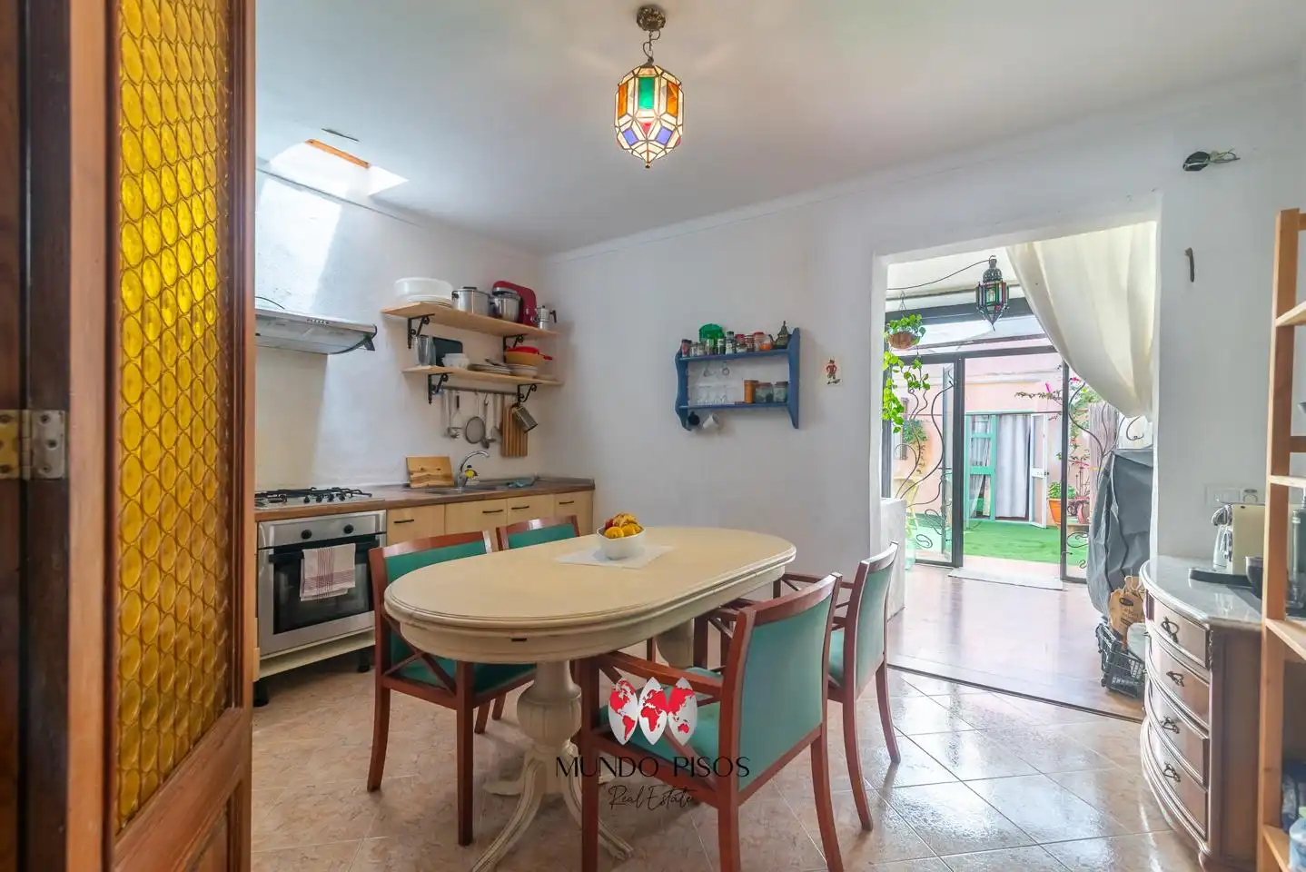 Küche von Haus oder Chalet zum Verkauf in Sant Joan mit Parkett, Terrasse und Abstellraum