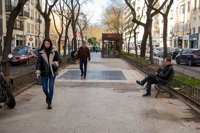 Exterior view of Flat for sale in Madrid  with Air Conditioner, Heating and Furnished