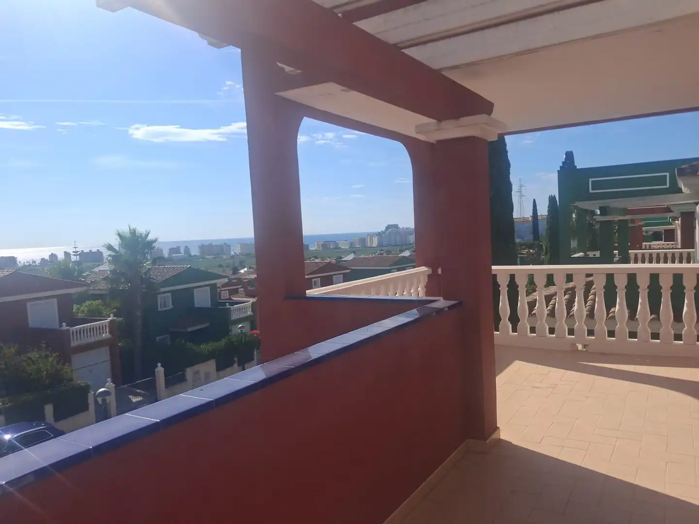 Terraza de Casa o chalet de alquiler en Peñíscola / Peníscola con Jardín privado, Terraza y Piscina
