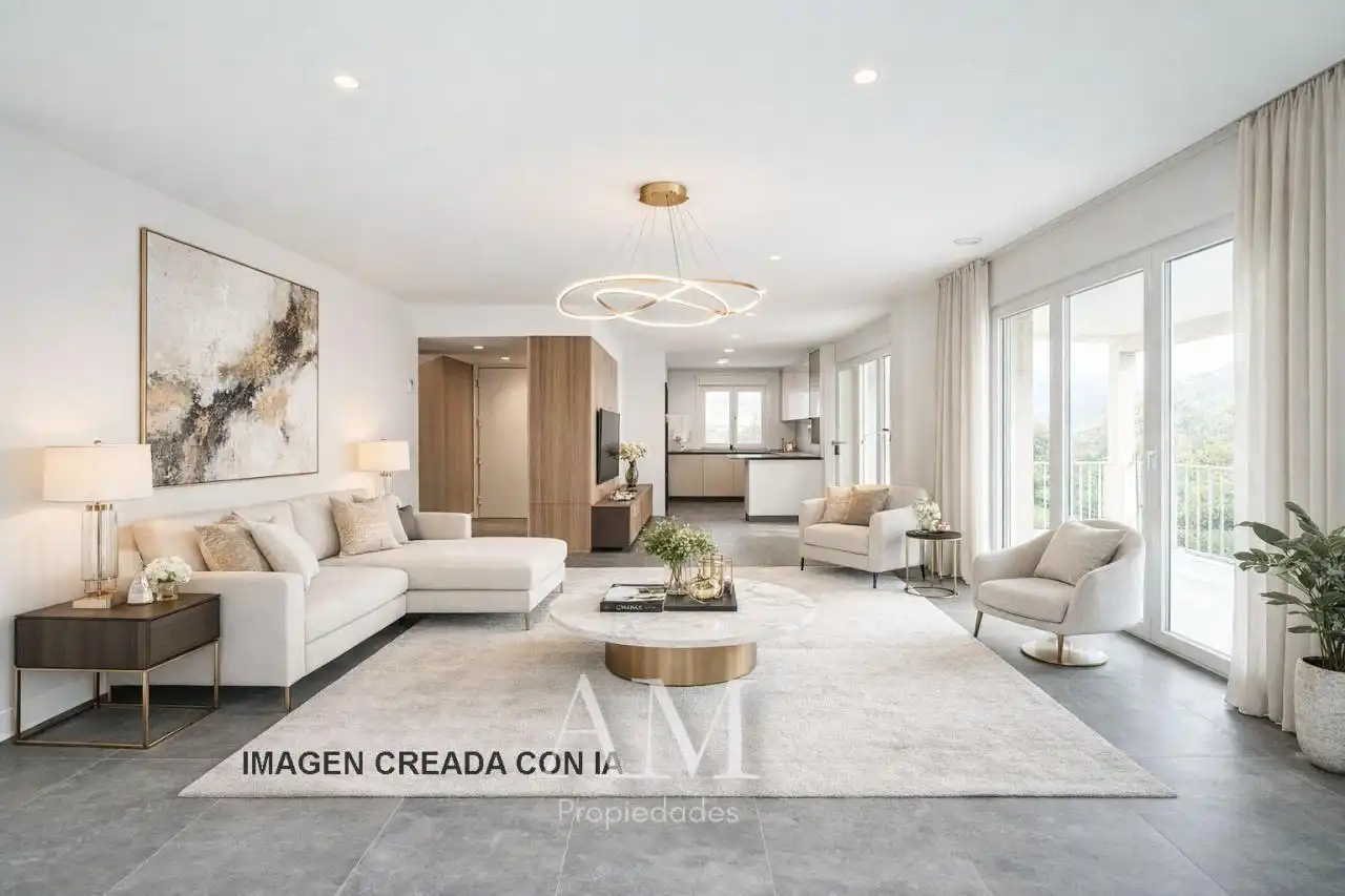 Sala d'estar de Casa o xalet en venda en Gondomar amb Calefacció, Jardí privat i Terrassa