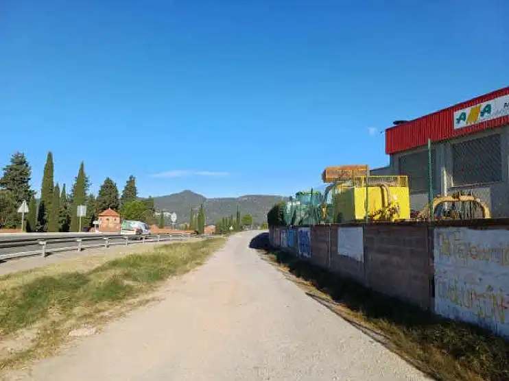 Exterior view of Industrial buildings for sale in Artés