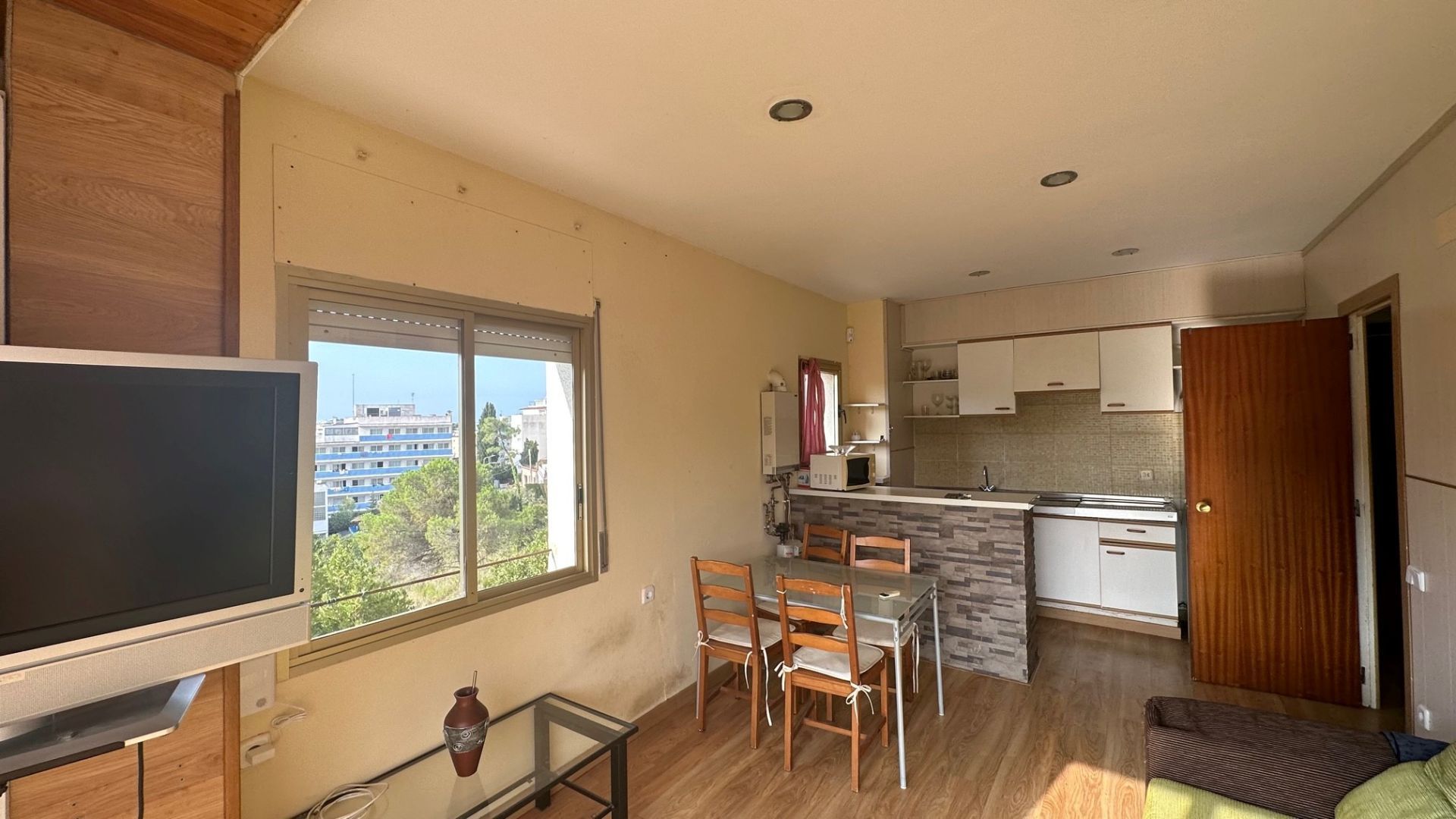 Kitchen of Apartment for sale in Lloret de Mar  with Heating, Furnished and Community pool