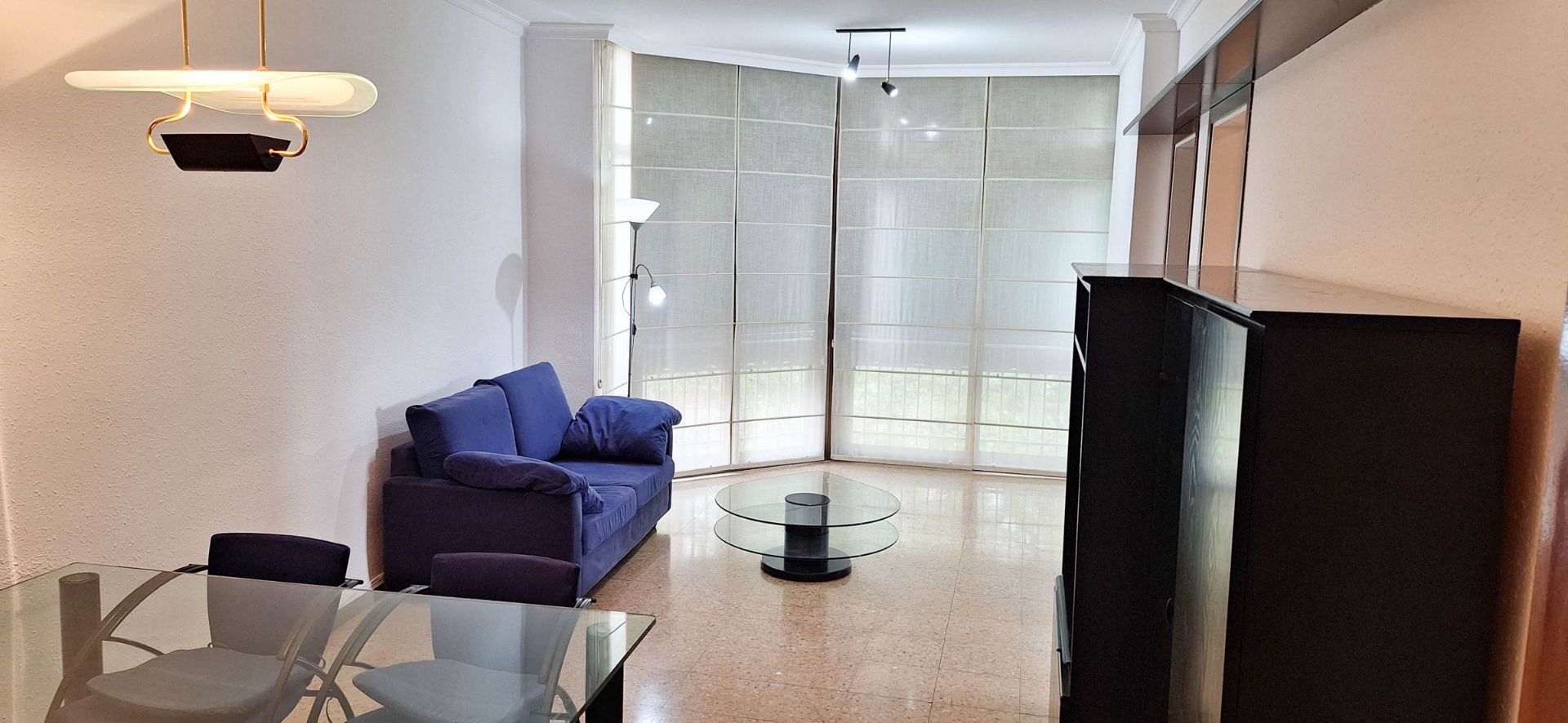 Sala d'estar de Pis de lloguer en  Barcelona Capital amb Aire condicionat, Calefacció i Moblat