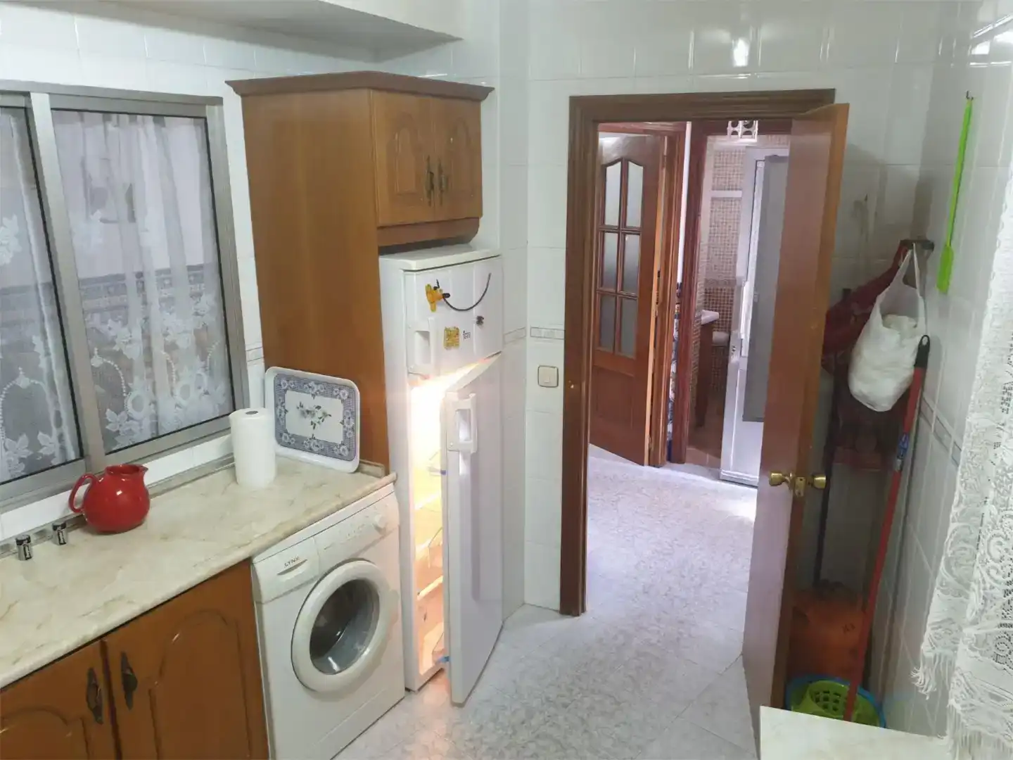 Cocina de Casa adosada en venta en Valdefuentes con Amueblado y Balcón