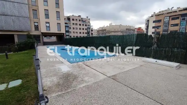 Parking of Flat for rent in Madrid  with Swimming Pool, Furnished and Washing machine